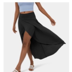 Halara High Waisted High Low skirt with built in shorts. New without tags.